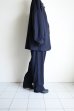 画像14: FOLL       washed wool gaba daily jacket・navy