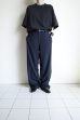 画像12: FOLL       wool poly loose work pants・navy