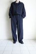 画像8: FOLL       washed wool gaba all in one・navy
