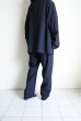 画像15: FOLL       washed wool gaba daily jacket・navy