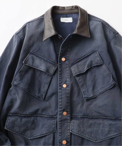 画像2: FOLL       bag spec work jacket・navy