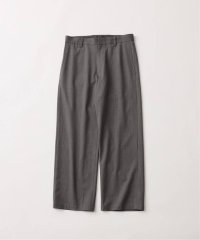 FOLL       wool poly loose work pants・grey