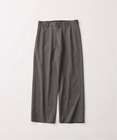 画像1: FOLL       wool poly loose work pants・grey