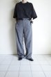 画像12: FOLL       wool poly loose work pants・grey
