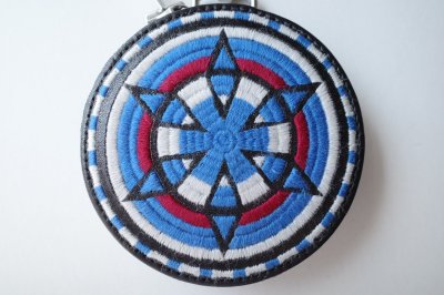 画像4: black means　 "GORENGER"サークルポーチ・アオ