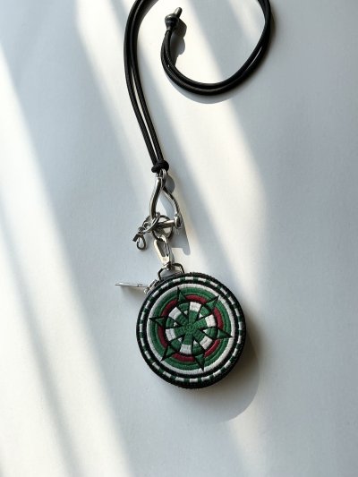 画像9: black means　 "GORENGER"サークルポーチ・ミドリ