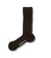 画像1: MARQUEE PLAYER       Hybrid rib socks dark brown"made in Japan" (1)