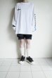 画像11: UNTRACE        L/S GRAPHIC TEE・WHITE