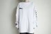画像8: UNTRACE        L/S GRAPHIC TEE・WHITE
