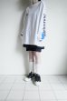 画像12: UNTRACE        L/S GRAPHIC TEE・WHITE