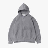 UNTRACE        ZIP HOODIE・HEATHER GRAY