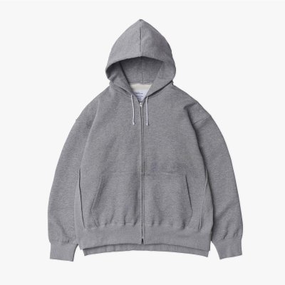 画像1: UNTRACE        ZIP HOODIE・HEATHER GRAY