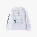 画像2: UNTRACE        L/S GRAPHIC TEE・WHITE (2)