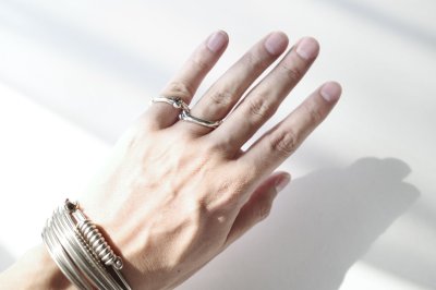 画像10: TAKAHIROMIYASHITATheSoloist.       bone shaped dual ring.