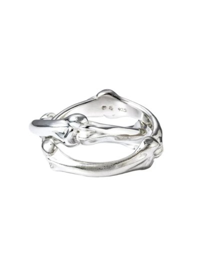 画像3: TAKAHIROMIYASHITATheSoloist.       bone shaped dual ring.