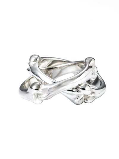 画像1: TAKAHIROMIYASHITATheSoloist.       bone shaped dual ring.