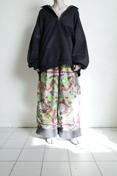 画像13: TENHALF       HALF ZIP BORDER・BLACK