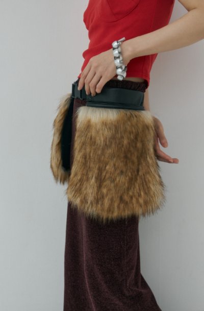 画像2: Mediam       Double Craft Fur Bag