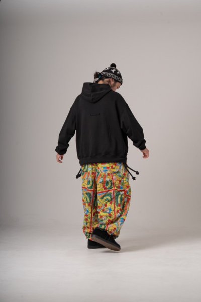 画像2: TENHALF       HALF ZIP HOODY・BLACK