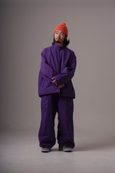 画像1: TENHALF       THE GAME OF LIFE JACKET・PURPLE