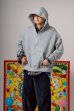画像2: TENHALF       HALF ZIP HOODY・GREY (2)