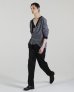 画像1: fluss      shakou cardigan ・grey (1)