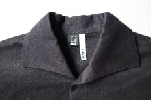 他の写真1: fluss       shawl collar shirt  with peplum・navy glitter
