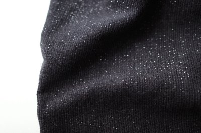 画像9: fluss       shawl collar shirt  with peplum・navy glitter