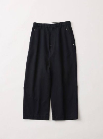 画像1: FOLL       soft bio twill wardrobe chino・navy