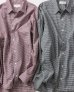 画像3: FOLL       cotton cashmere gingham check daily shirts・red (3)