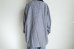 画像11: FOLL       cotton cashmere gingham check daily shirts・blue