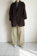 画像11: FOLL       collage flannel daily jacket・brown