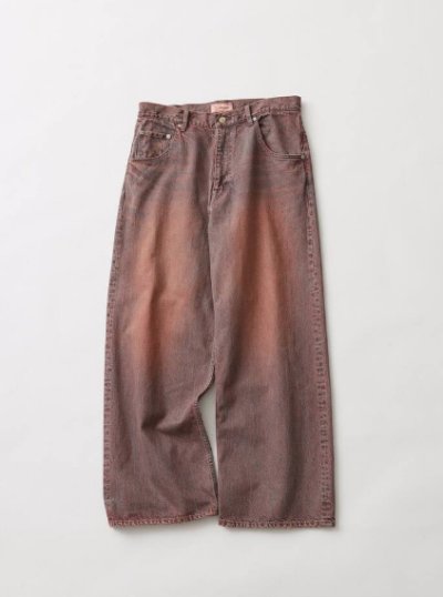 画像1: FOLL       natural dye wardrobe jeans・red