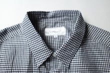 他の写真1: FOLL       cotton cashmere gingham check daily shirts・blue
