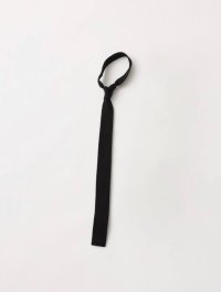 FOLL       wool wardrobe knit tie・black