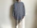 画像17: FOLL       cotton cashmere gingham check daily shirts・blue