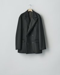 ssstein       OVERSIZED DOUBLE LAPELED JACKET・BLACK