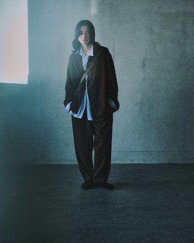 画像1: FOLL       collage flannel daily w jacket・brown