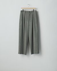 ssstein       W/CA BEAVER EASY WIDE TROUSERS・GREY