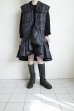 画像14: naokitomizuka      Quilting ruffled gilet ・black