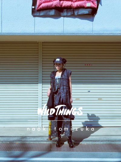 画像8: naokitomizuka      Quilting ruffled gilet ・black