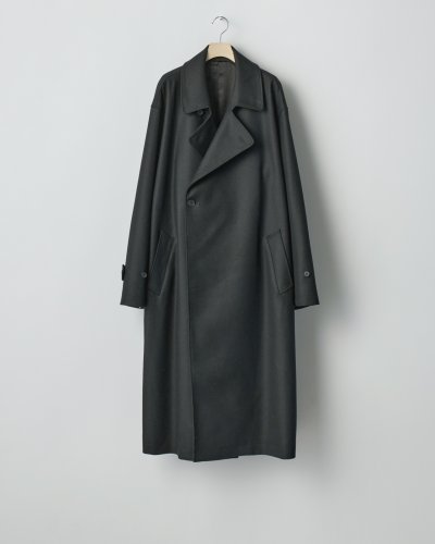 画像1: ssstein       OVERSIZED DOUBLE BREASTED COAT・BLACK