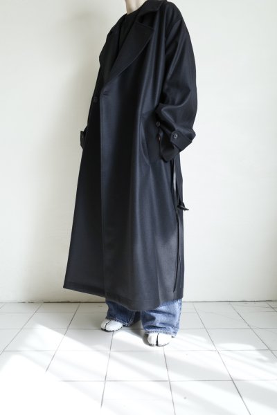 画像9: ssstein       OVERSIZED DOUBLE BREASTED COAT・BLACK