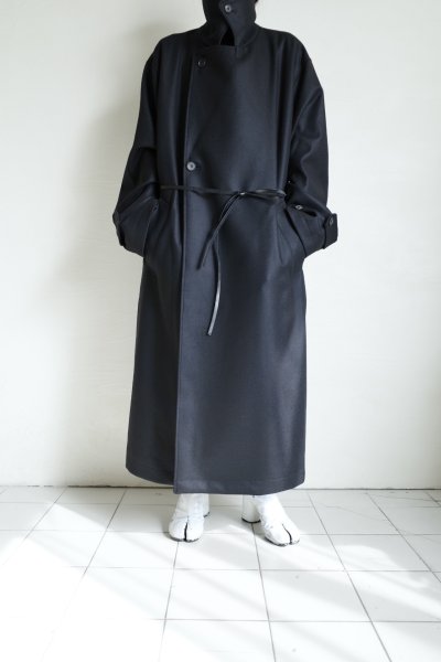 画像14: ssstein       OVERSIZED DOUBLE BREASTED COAT・BLACK
