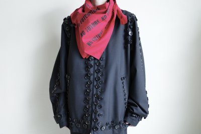 画像7: PEEL&LIFT        NO FUTURE scaf スカーフ・レッド