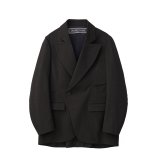 beauty・beast       Double-breasted unconscious jacket ・black