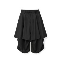 beauty・beast       8Q Layered Super Wide Sarrouel・black