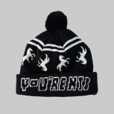TENHALF　KNIT BOU・BLACK