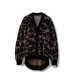 画像1: beauty・beast       Large Leopard Fleece Cardigan・dark leopard (1)