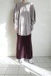 画像7: Mediam       Mole Knit Maxi Skirt・Burgundy
